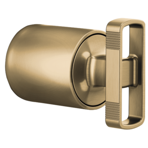 Brizo Kintsu®: Pressure Balance Valve Trim Knob Handle Kit In Luxe Gold