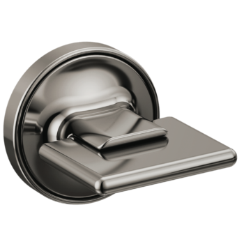 Brizo Allaria™: Two-Handle Wall Mount Tub Filler Knob Handle Kit In Brilliance Black Onyx