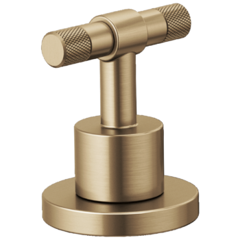 Brizo Litze®: Widespread Lavatory T-Lever Handle Kit In Luxe Gold