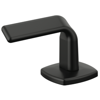 Brizo Allaria™: Widespread Lavatory Twist Lever Handle Kit In Matte Black