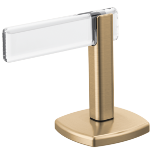 Brizo Allaria™: Widespread Lavatory Lever Handle Kit In Luxe Gold / Clear Acrylic