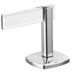 Brizo Allaria™: Widespread Lavatory Lever Handle Kit In Polished Chrome / Clear Acrylic
