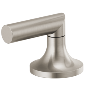 Brizo Odin®: Widespread Lavatory Low Lever Handles In Brushed Nickel