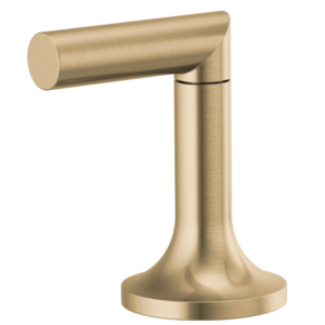 Brizo Odin®: Widespread Lavatory High Lever Handles In Luxe Gold