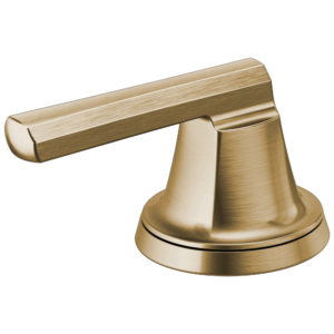 Brizo Levoir™: Widespread Lavatory Low Lever Handle Kit In Luxe Gold