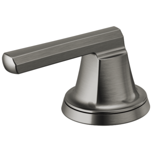 Brizo Levoir™: Widespread Lavatory Low Lever Handle Kit In Luxe Steel