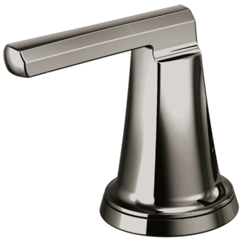 Brizo Levoir™: Widespread Lavatory High Lever Handle Kit In Brilliance Black Onyx