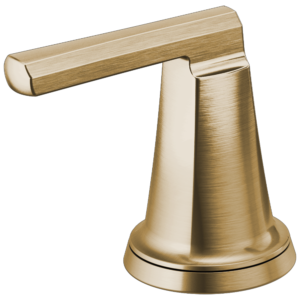 Brizo Levoir™: Widespread Lavatory High Lever Handle Kit In Luxe Gold