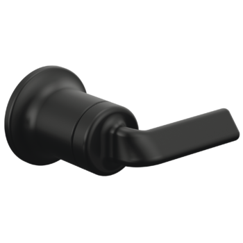 Brizo Allaria™: Two-Hole, Single-Handle Wall Mount Lavatory Faucet Twist Handle Kit In Matte Black