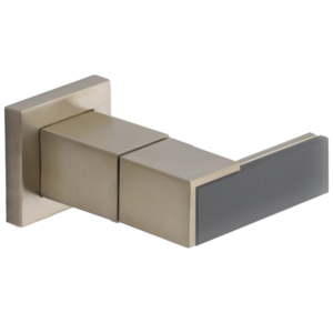 Brizo Siderna®: Wall Mount Lavatory Solar Gray Glass Lever Handle Kit In Brushed Nickel
