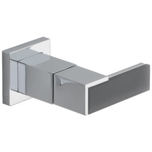 Brizo Siderna®: Wall Mount Lavatory Solar Gray Glass Lever Handle Kit In Chrome