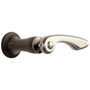 Brizo Charlotte®: Wall Mount Lavatory Lever Handle Kit In Cocoa Bronze / Polished Nickel