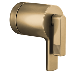 Brizo Kintsu®: TempAssure® Thermostatic Valve Trim Lever Handle Kit In Luxe Gold