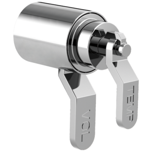 Brizo Litze®: TempAssure® Thermostatic Valve Trim Industrial Lever Handle Kit In Chrome