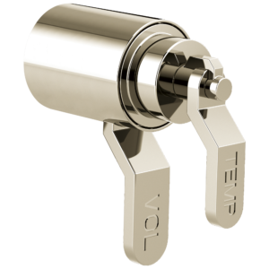 Brizo Litze®: TempAssure® Thermostatic Valve Trim Industrial Lever Handle Kit In Polished Nickel