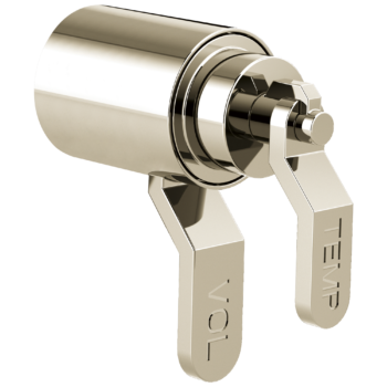 Brizo Litze®: TempAssure® Thermostatic Valve Trim Industrial Lever Handle Kit In Polished Nickel