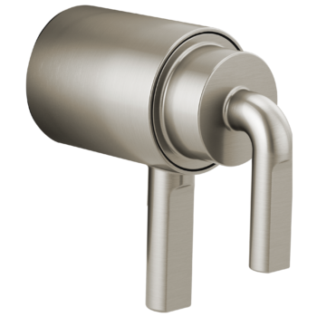 Brizo Litze®: TempAssure® Thermostatic Valve Trim Notch Lever Handle Kit In Luxe Nickel