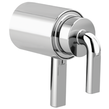 Brizo Litze®: TempAssure® Thermostatic Valve Trim Notch Lever Handle Kit In Chrome