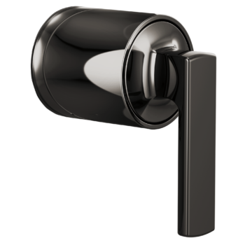 Brizo Kintsu®: Pressure Balance Valve Trim Handle Kit - Lever In Brilliance Black Onyx