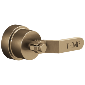Brizo Litze®: Sensori® Thermostatic Valve Trim Industrial Lever Handle Kit In Luxe Gold