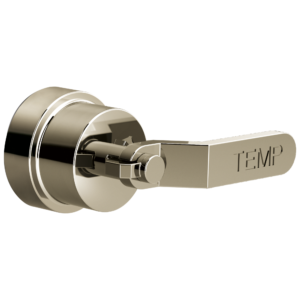 Brizo Litze®: Sensori® Thermostatic Valve Trim Industrial Lever Handle Kit In Polished Nickel