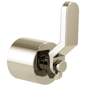 Brizo Litze®: Single-Handle Floor Mount Tub Filler Industrial Lever Handle Kit In Polished Nickel