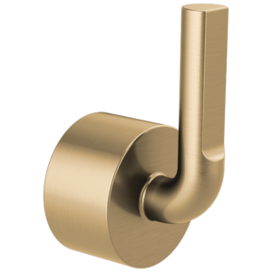 Brizo Litze®: Single-Handle Floor Mount Tub Filler Notch Lever Handle Kit In Luxe Gold