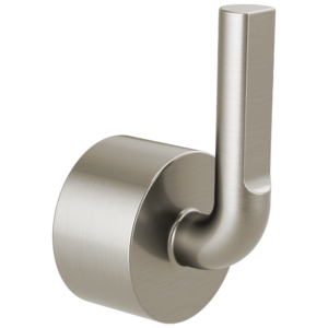 Brizo Litze®: Single-Handle Floor Mount Tub Filler Notch Lever Handle Kit In Luxe Nickel