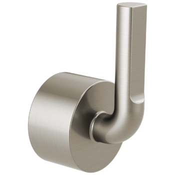 Brizo Litze®: Single-Handle Floor Mount Tub Filler Notch Lever Handle Kit In Luxe Nickel