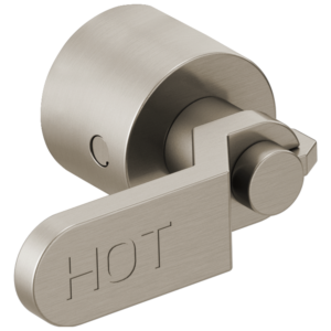 Brizo Litze®: Two-Handle Wall Mount Tub Filler Industrial Lever Handle Kit In Luxe Nickel