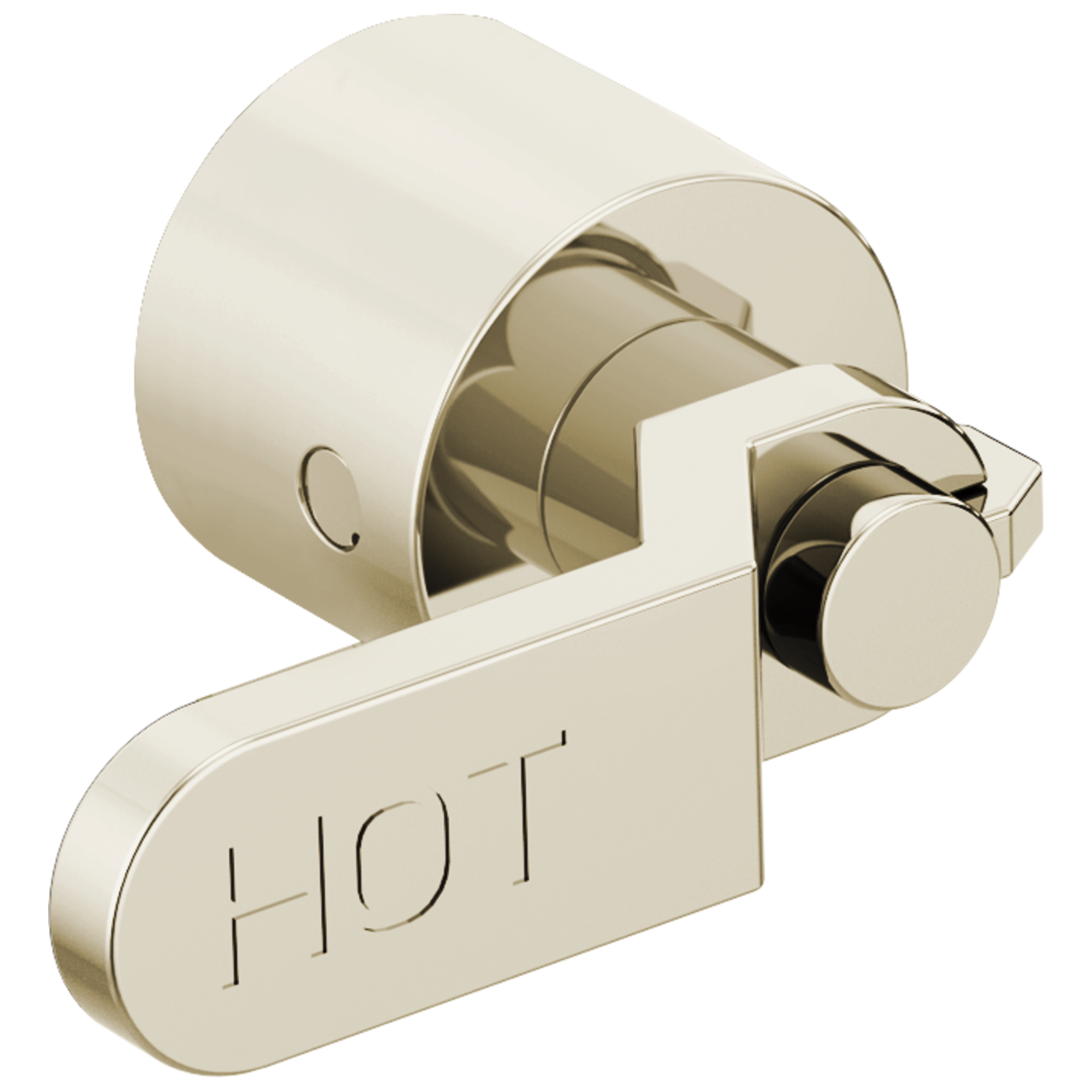 Brizo Litze®: Two-Handle Wall Mount Tub Filler Industrial Lever Handle Kit In Polished Nickel