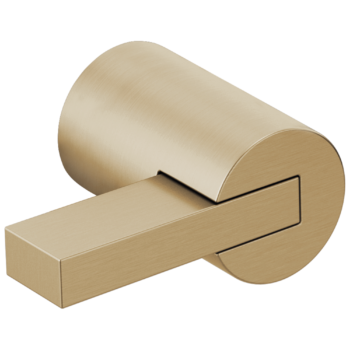 Brizo Litze®: Two-Handle Wall Mount Tub Filler Extended Lever Handle Kit In Luxe Gold