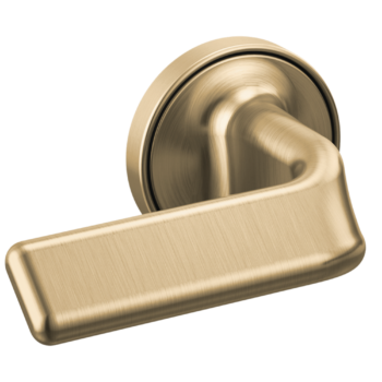 Brizo Allaria™: Two-Handle Wall Mount Tub Filler Twist Lever Handle Kit In Luxe Gold