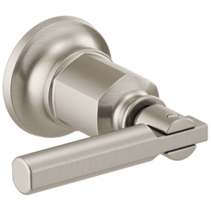Brizo Invari®: Two-Handle Wall Mount Tub Filler Lever Handle Kit In Luxe Nickel