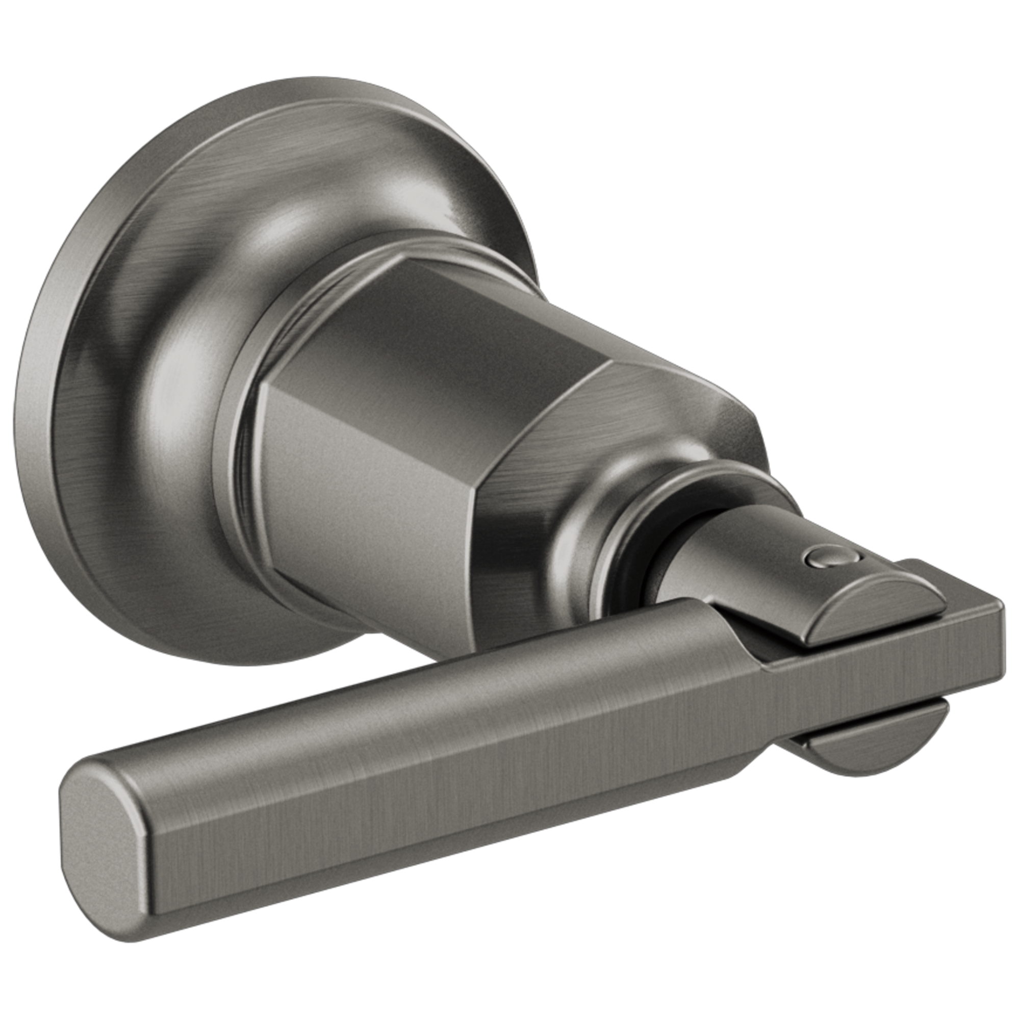 Brizo Invari®: Two-Handle Wall Mount Tub Filler Lever Handle Kit In Luxe Steel