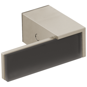 Brizo Siderna®: Two-Handle Wall Mount Tub Filler Solar Gray Glass Lever Handle Kit In Brushed Nickel