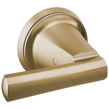 Brizo Levoir™: Two-Handle Wall Mount Tub Filler Lever Handle Kit In Luxe Gold