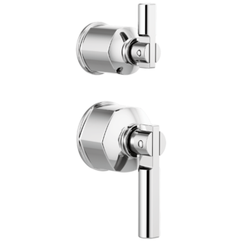 Brizo Invari®: Pressure Balance Valve with Integrated Diverter Trim Lever Handle Kit In Chrome