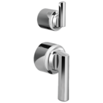 Brizo Levoir™: Pressure Balance Valve with Integrated Diverter Trim Lever Handle Kit In Chrome