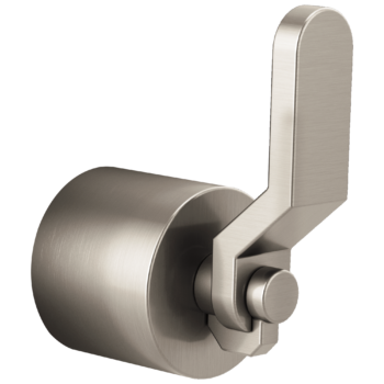 Brizo Litze®: 3 And 6 Setting Diverter Trim Industrial Lever Handle Kit In Luxe Nickel
