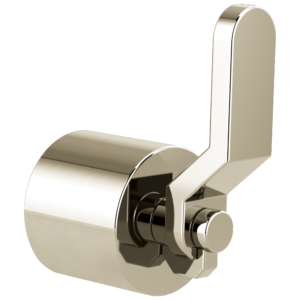 Brizo Litze®: 3 And 6 Setting Diverter Trim Industrial Lever Handle Kit In Polished Nickel