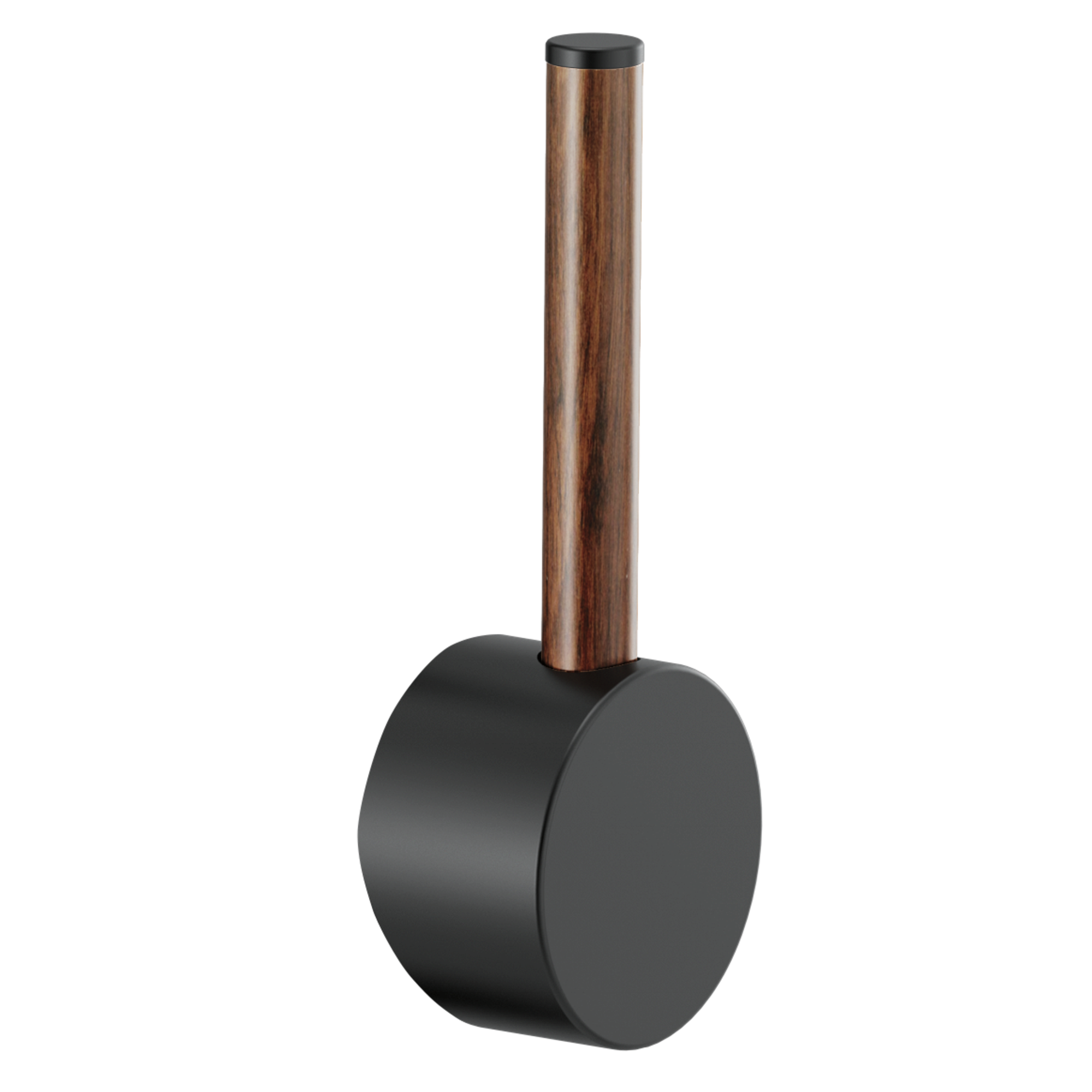 Brizo Odin®: Bar Faucet Wood Lever Handle Kit In Matte Black / Wood