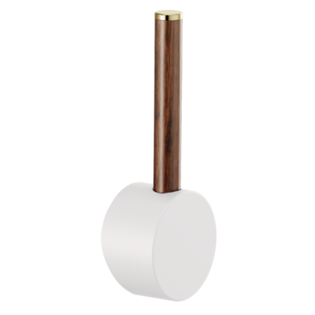 Brizo Jason Wu for Brizo™: Bar Faucet Wood Lever Handle Kit In Matte White / Wood