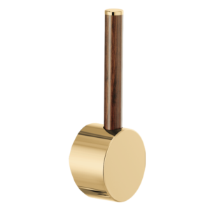 Brizo Odin®: Bar Faucet Wood Lever Handle Kit In Polished Gold / Wood