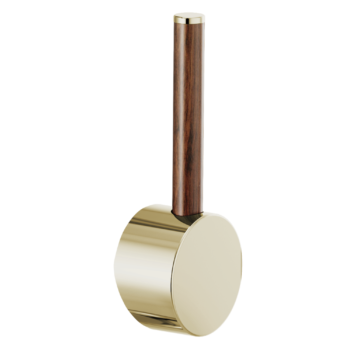 Brizo Odin®: Bar Faucet Wood Lever Handle Kit In Polished Nickel / Wood