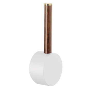 Brizo Jason Wu for Brizo™: Pull-Down Faucet Wood Lever Handle Kit In Matte White / Wood