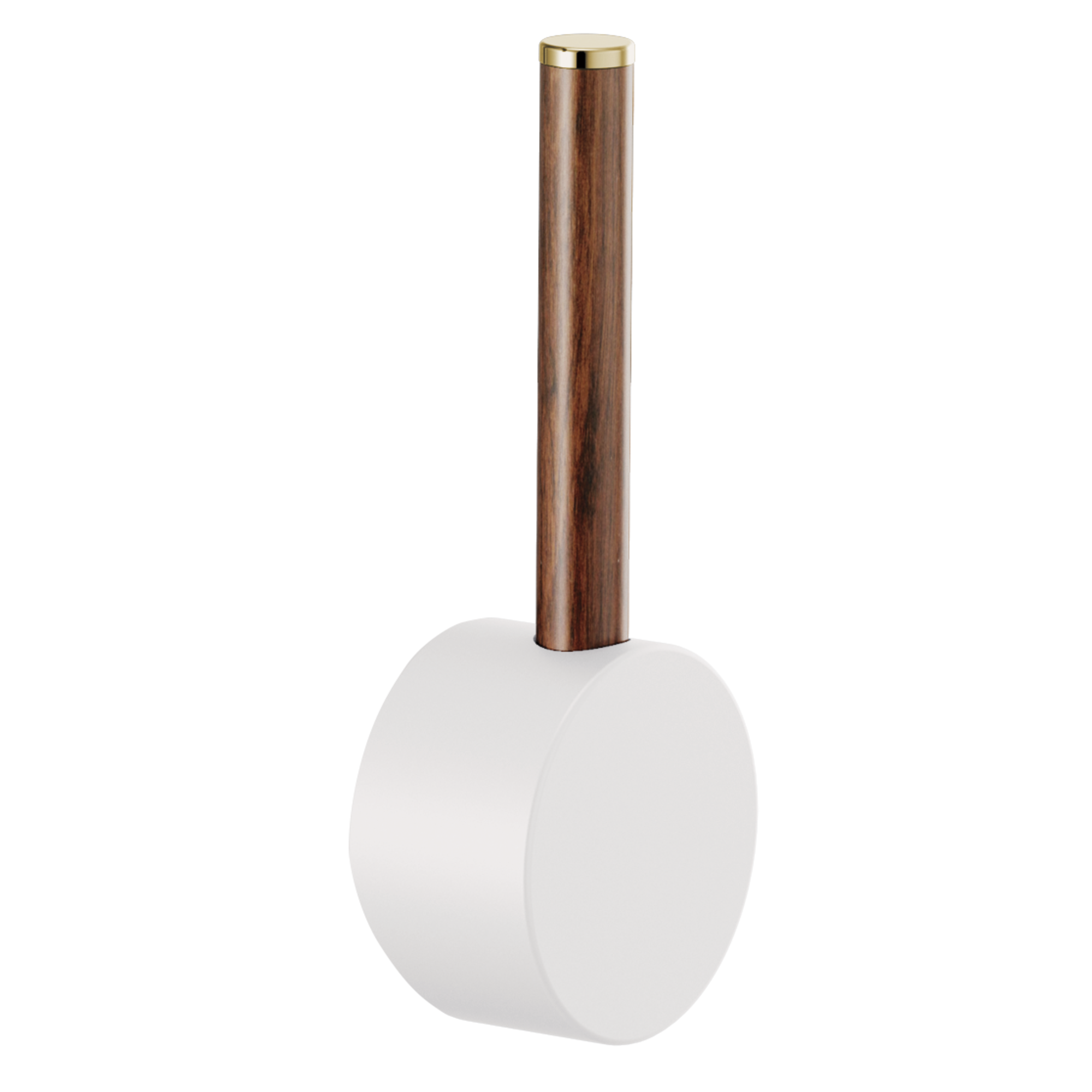 Brizo Jason Wu for Brizo™: Pull-Down Faucet Wood Lever Handle Kit In Matte White / Wood