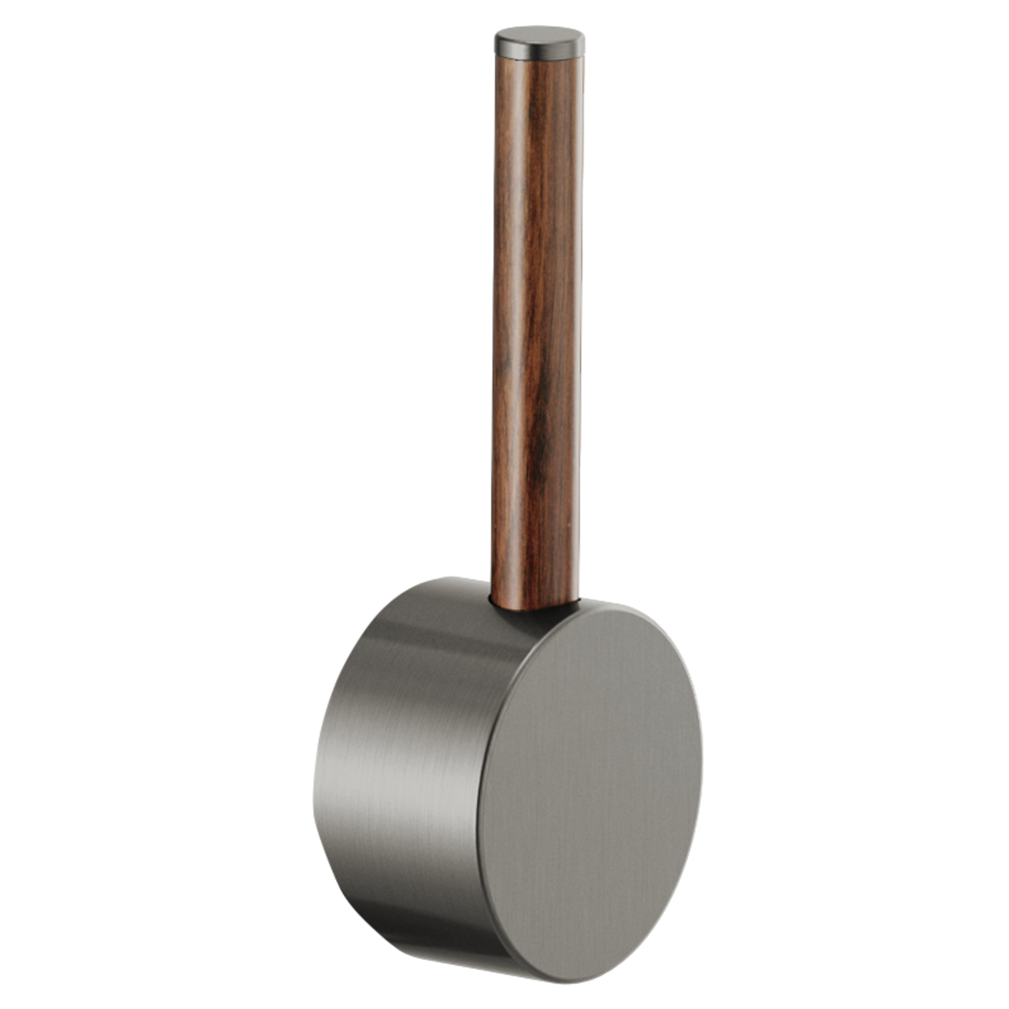 Brizo Odin®: Pull-Down Faucet Wood Lever Handle Kit In Luxe Steel / Wood