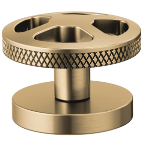 Brizo Litze®: Widespread Lavatory Wheel Handle Kit In Luxe Gold