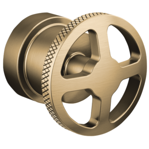 Brizo Litze®: Pressure Balance Valve Only Trim Wheel Handle Kit In Luxe Gold